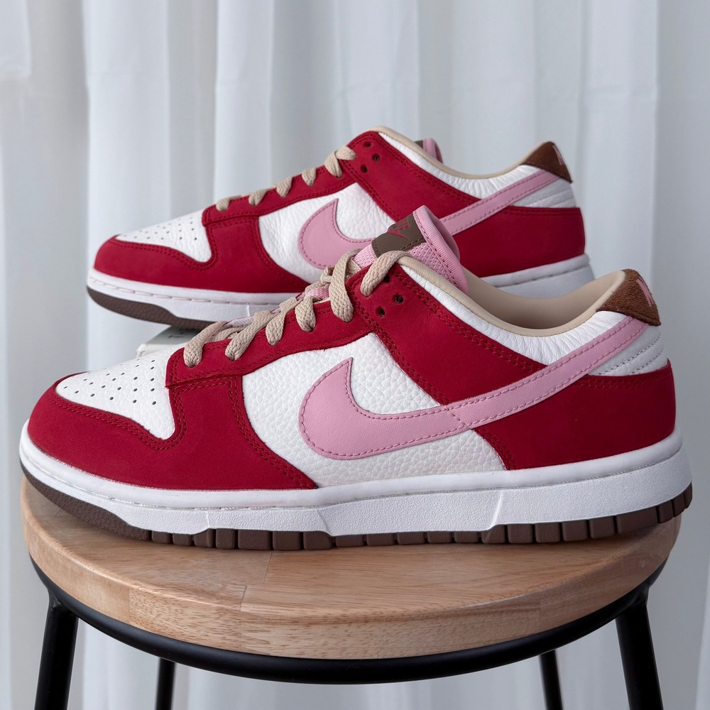 Nike Dunk Low PRM Sport Red Pink White Women's 10 Men's 8.5